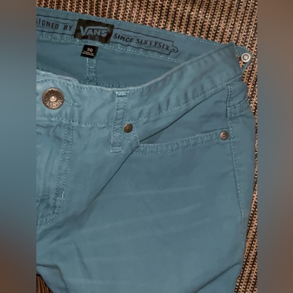Vans Men’s "Since Sixty Six" ChinoPants - Size 30Slate Blue Straight Fit Skate